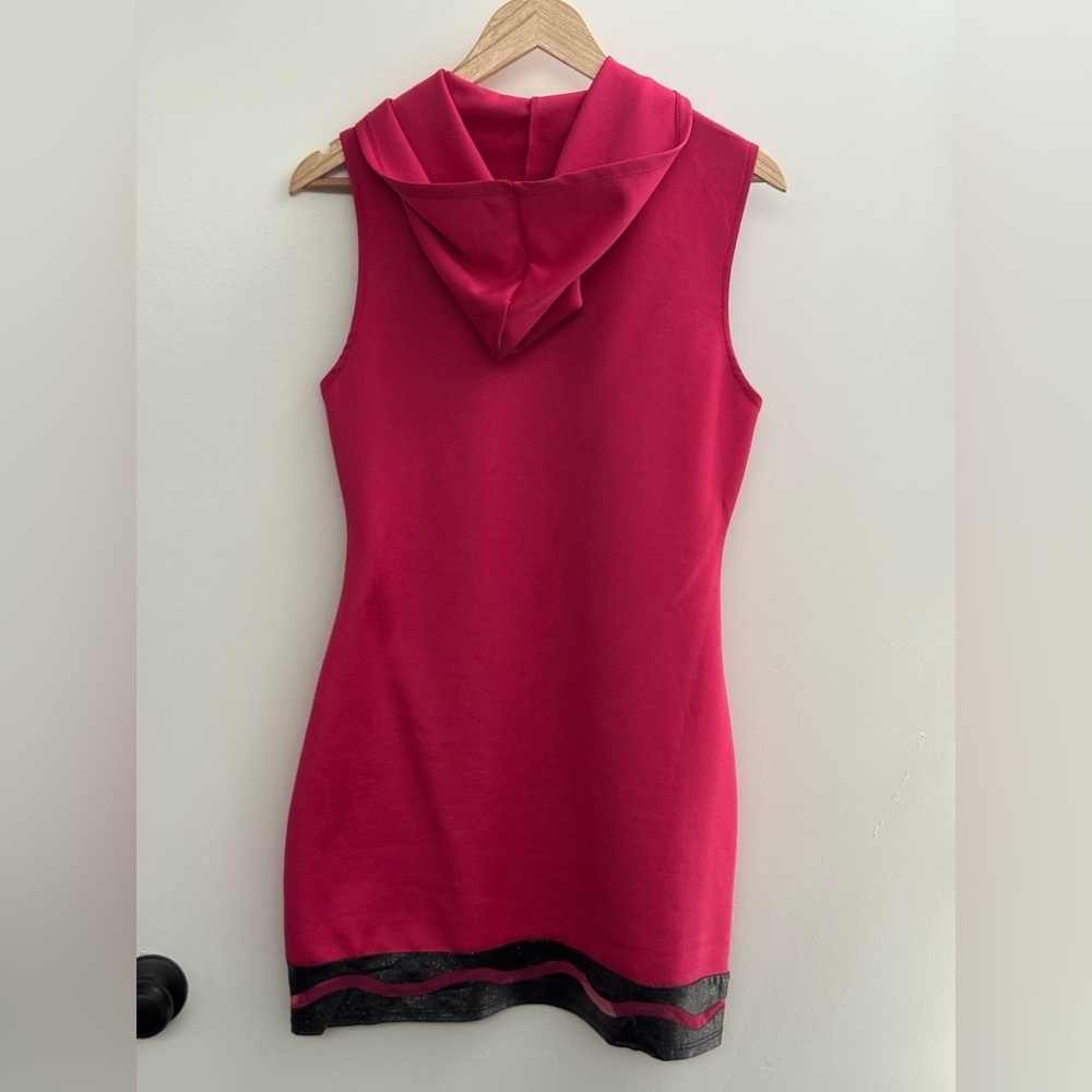Crayola Razzmatazz Pink Crayon Hooded Dress - Picture 2 of 7